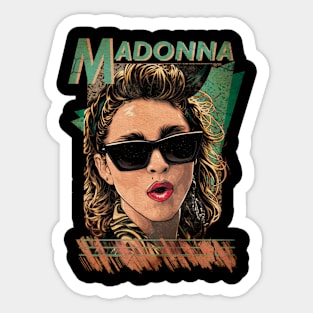 madonna name Sticker